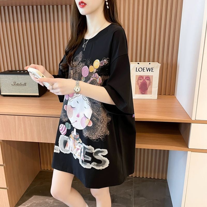 新商品 個性派 ファッション プリント全3色 半袖Tシャツ カットソー ins-8604