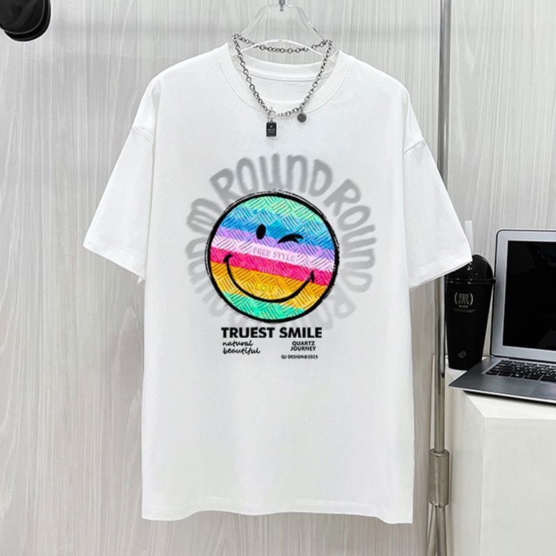 超人気商品 シンプル ラウンドネック 半袖 Tシャツ ins-8649