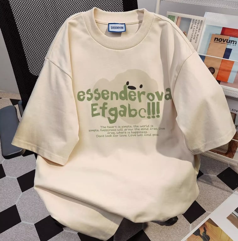 今季マストバイ 定番シンプル プリント 全5色 Tシャツ カットソーins-8552