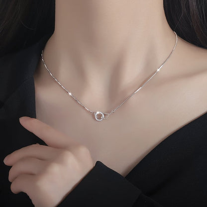 女性力を高める 気質溢れる シンプル ネックレス アクセサリー＜ins-2508＞