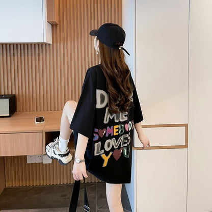 新商品 個性派 ファッション プリント全3色 半袖Tシャツ カットソー ins-8604