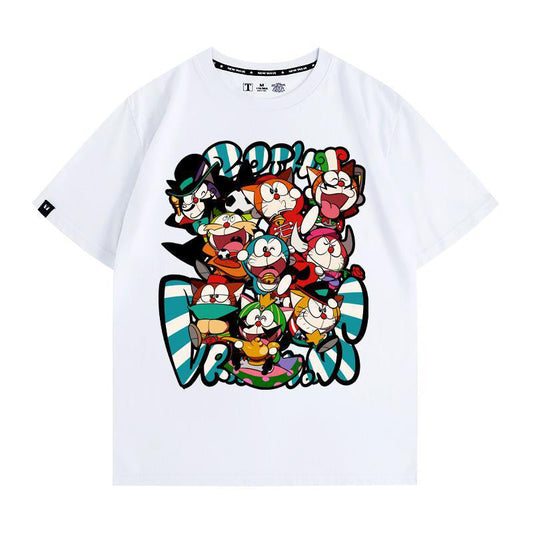 絶対欲しい  軽くて涼しくて可愛い！ 肌触り抜群 カジュアル プリント 全8色 半袖 Tシャツ -A1505