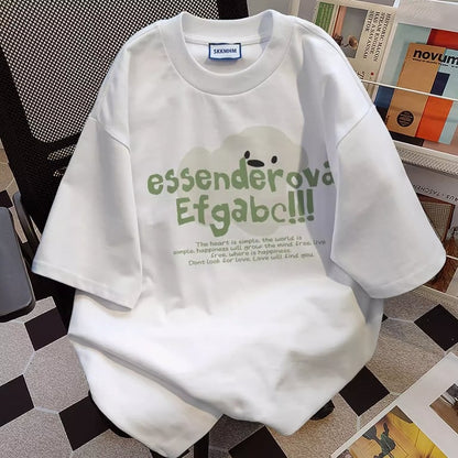 今季マストバイ 定番シンプル プリント 全5色 Tシャツ カットソーins-8552