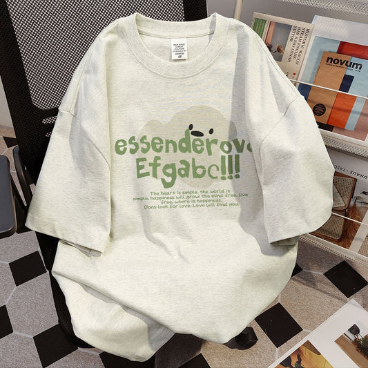 今季マストバイ 定番シンプル プリント 全5色 Tシャツ カットソーins-8552