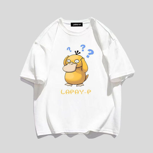 定番シンプル カジュアル プリント全7色 半袖Tシャツ カットソー ins-8565