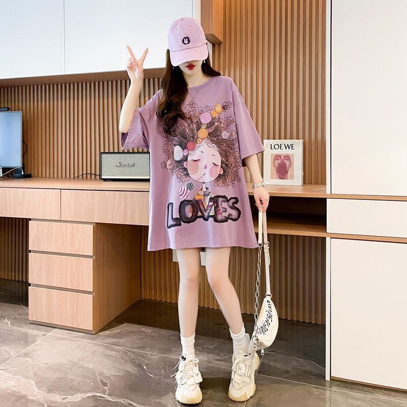 新商品 個性派 ファッション プリント全3色 半袖Tシャツ カットソー ins-8604